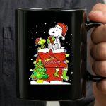 St Louis Cardinals Snoopy Christmas Celebration with Woodstock and Festive Tree 3 mug.jpg