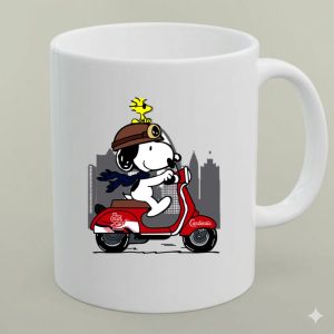 St Louis Cardinals Snoopy Dog Drive Motobike 1 mug.jpg