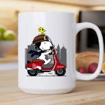 St Louis Cardinals Snoopy Dog Drive Motobike 2 mug.jpg