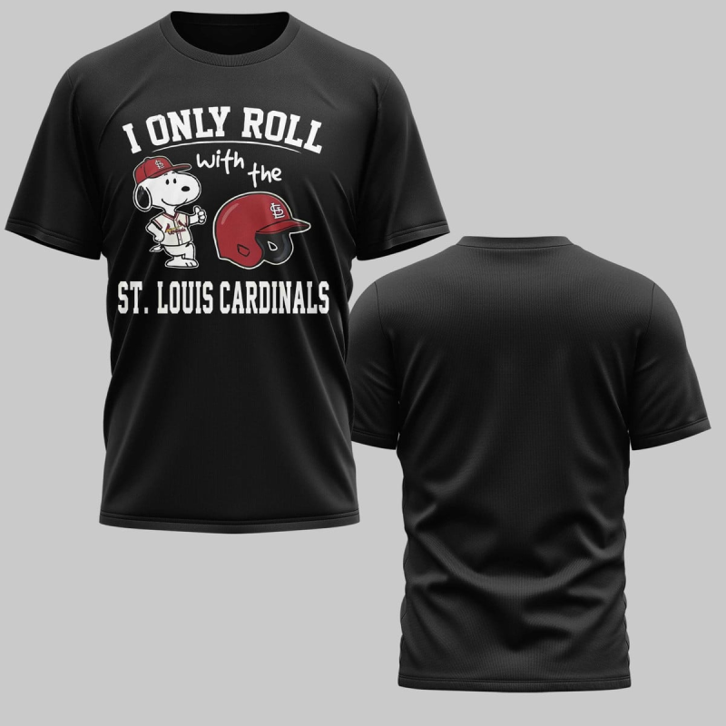 St Louis Cardinals X Snoopy Mars Ll Over Print T Shirt 1.Png