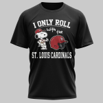 St Louis Cardinals x snoopy Mars ll Over Print T Shirt 2.png