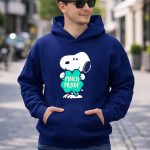 St Patricks Day Snoopy Pinch Proof with Shamrock 8 Hoodie
