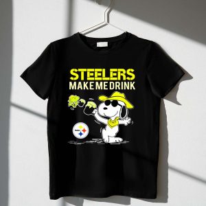 Steelers Make Me Drink Snoopy Pittsburgh Steelers Fans 1 T Shirt