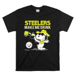 Steelers Make Me Drink Snoopy Pittsburgh Steelers Fans T Shirt 6