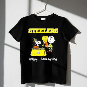 Steelers Snoopy Charlie Brown Happy Thanksgiving 1 T Shirt