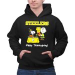 Steelers Snoopy Charlie Brown Happy Thanksgiving 2 Hoodie