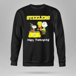 Steelers Snoopy Charlie Brown Happy Thanksgiving 9 Sweatshirt