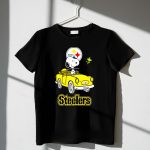 Steelers Snoopy Driving with Woodstock in Yellow Car 1 T Shirt