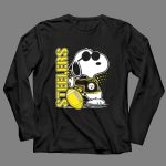 Steelers Snoopy Football Team 4 Long Sleeves