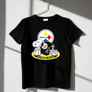 Steelers Snoopy Pittsburgh Helmet Nfl Peanuts Football Combination 1 T Shirt