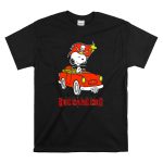Tampa Bay Buccaneers Snoopy Driving Red Car T Shirt 6