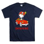 Tampa Bay Buccaneers Snoopy Driving Red Car T Shirt 7