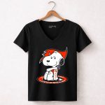 Tampa Bay Buccaneers Snoopy Fan 7 Womens V Neck