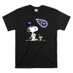 Tennessee Titans Snoopy And Woodstock Pilgrim Hats T Shirt 6