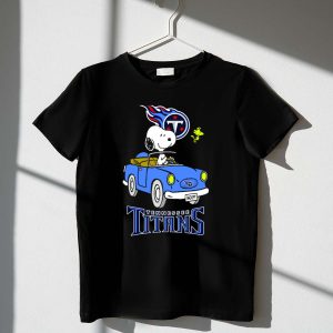 Tennessee Titans Snoopy Driving Woodstock Ride 1 T Shirt