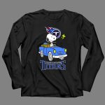 Tennessee Titans Snoopy Driving Woodstock Ride 4 Long Sleeves