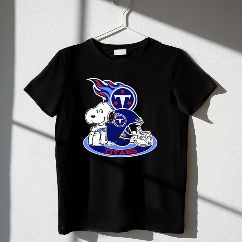 Tennessee Titans Snoopy Football Mascot 1 T Shirt