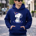 Tennessee Titans Snoopy Holding Football 8 Hoodie