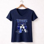 Tennessee Titans Win Snoopy High Five Peanuts Football Victory 5 Womens V Neck