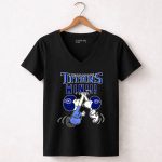 Tennessee Titans Win Snoopy High Five Peanuts Football Victory 7 Womens V Neck