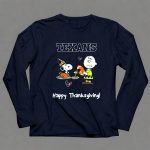 Texans Snoopy Charlie Brown Thanksgiving Football 6 Long Sleeves
