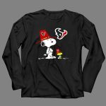 Texans Snoopy Woodstock Houston Texans 4 Long Sleeves