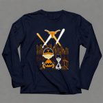 Texas Longhorns City Skyline Night Lights With Snoopy And Charlie Brown 6 Long Sleeves.jpg