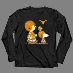Texas Longhorns Football Snoopy and Woodstock Charlie Brown Peanuts 4 Long Sleeves.jpg
