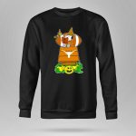 Texas Longhorns Snoopy Halloween Reading On Doghouse With Witch Woodstocks And Pumpkin 9 Sweatshirt.jpg