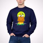 Texas Longhorns Snoopy Woodstock Halloween Pumpkins Moon 3 Sweatshirt.jpg