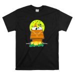 Texas Longhorns Snoopy Woodstock Halloween Pumpkins Moon T Shirt 6.jpg