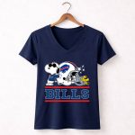 The Buffalo Bills Joe Cool And Woodstock Snoopy Mashup Shirt 5 Womens V Neck.jpg