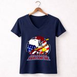 The Colorado Avalanche Ice Hockey Snoopy And Woodstock For 4th Of July 5 Womens V Neck.jpg