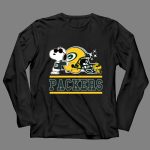The Green Bay Packers Joe Cool And Woodstock Snoopy Mashup 4 Long Sleeves