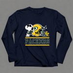 The Green Bay Packers Joe Cool And Woodstock Snoopy Mashup 6 Long Sleeves