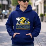 The Green Bay Packers Joe Cool And Woodstock Snoopy Mashup 8 Hoodie