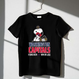 The Peanuts Movie Snoopy Forever Win Or Lose Hockey Washington Capitals 1 T Shirt.jpg