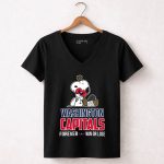 The Peanuts Movie Snoopy Forever Win Or Lose Hockey Washington Capitals 7 Womens V Neck.jpg