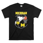 The Peanuts Snoopy Dunk Michigan Wolverines T Shirt 6.jpg