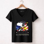 The Vegas Golden Knights Snoopy And Woodstock For 4th Of July 7 Womens V Neck.jpg