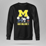 The peanuts michigan wolverines football go blue 9 Sweatshirt.jpg