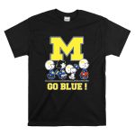 The peanuts michigan wolverines football go blue T Shirt 6.jpg