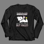 They Are Reminders of When Life Tried to Break Me but Failed Breast Cancer Snoopy and Woodstock 4 Long Sleeves