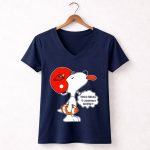 This Is For All U Cardinals Haters Snoopy Arizona Helmet Football 5 Womens V Neck