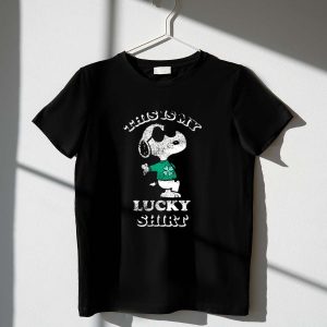 This Is My Lucky Shirt Peanuts St Patricks Day Snoopy Clover 1 T Shirt