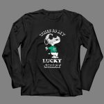 This Is My Lucky Shirt Peanuts St Patricks Day Snoopy Clover 4 Long Sleeves