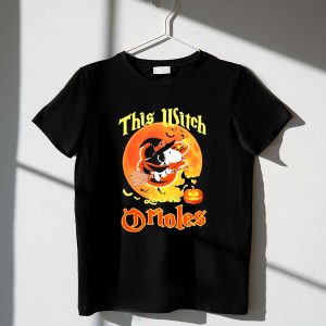 This Witch Loves The Baltimore Orioles Snoopy Halloween 1 T Shirt