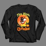 This Witch Loves The Baltimore Orioles Snoopy Halloween 4 Long Sleeves