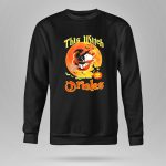 This Witch Loves The Baltimore Orioles Snoopy Halloween 9 Sweatshirt