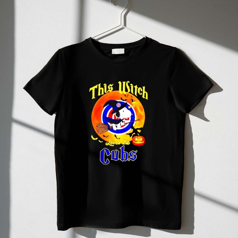 This Witch Loves The Chicago Cubs X Snoopy Halloween 1 T Shirt